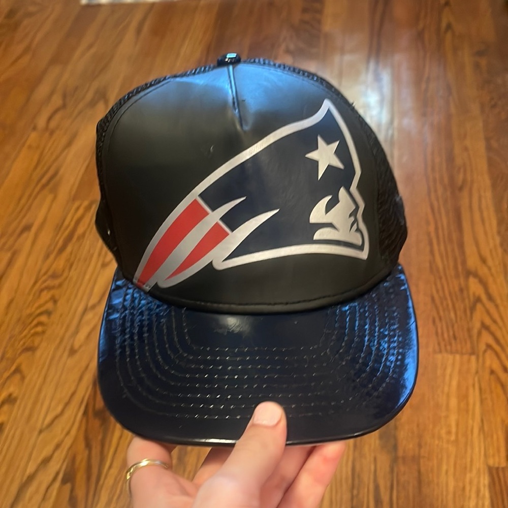 Leather Patriots hat
